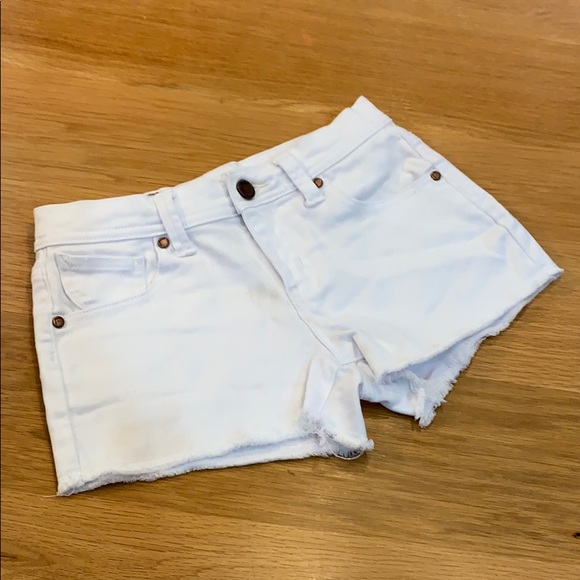 Pinc Girls White Cut off Jean Shorts size 12/14 - Picture 2 of 7